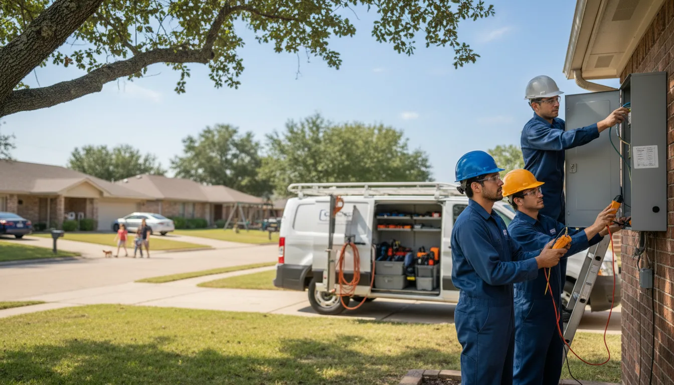 Certified electrician providing emergency electrical services in Goodwin, AR